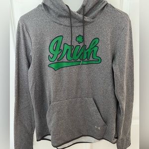 Notre dame under armour sweatshirt